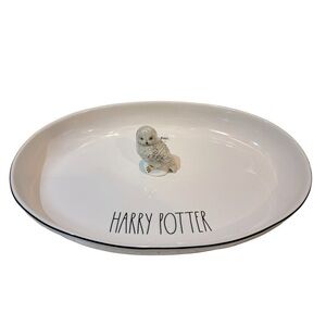 Harry‎ Potter Hedwig Owl Large Serving Platter by Rae Dunn Ceramics